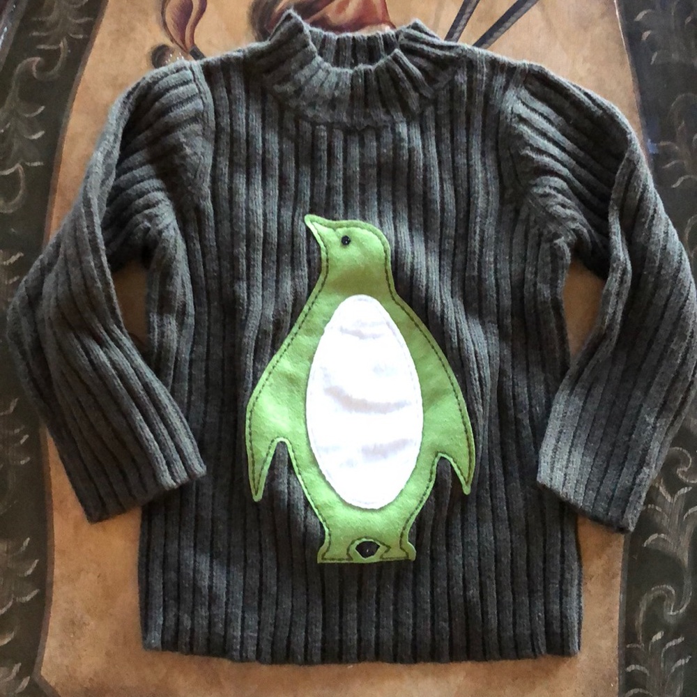 Garnet Hill Penguin 🐧 sweater 5